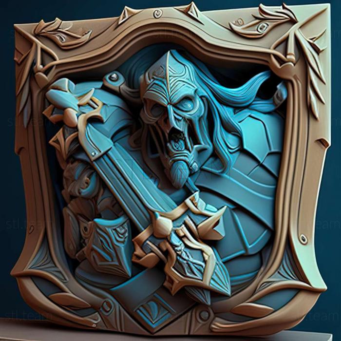 3D model Hearthstone Knights of the Frozen Throne game (STL)